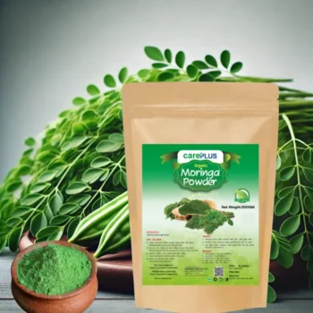 CAREPLUS Premium Moringa Powder (Sitalchini) 200gm 100% Pure