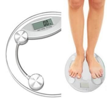 Personal Digital Bathroom Scale, Digital Personal Weighing Scale Body Weight Scale Body Scales Bathroom Scale Weight Scale For Home White Round